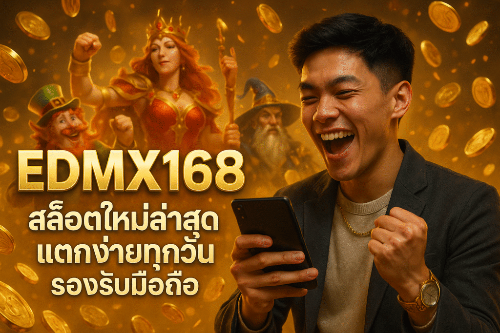 EDMX168 สล็อตใหม่ล่าสุด แตกง่ายทุกวัน รองรับมือถือ