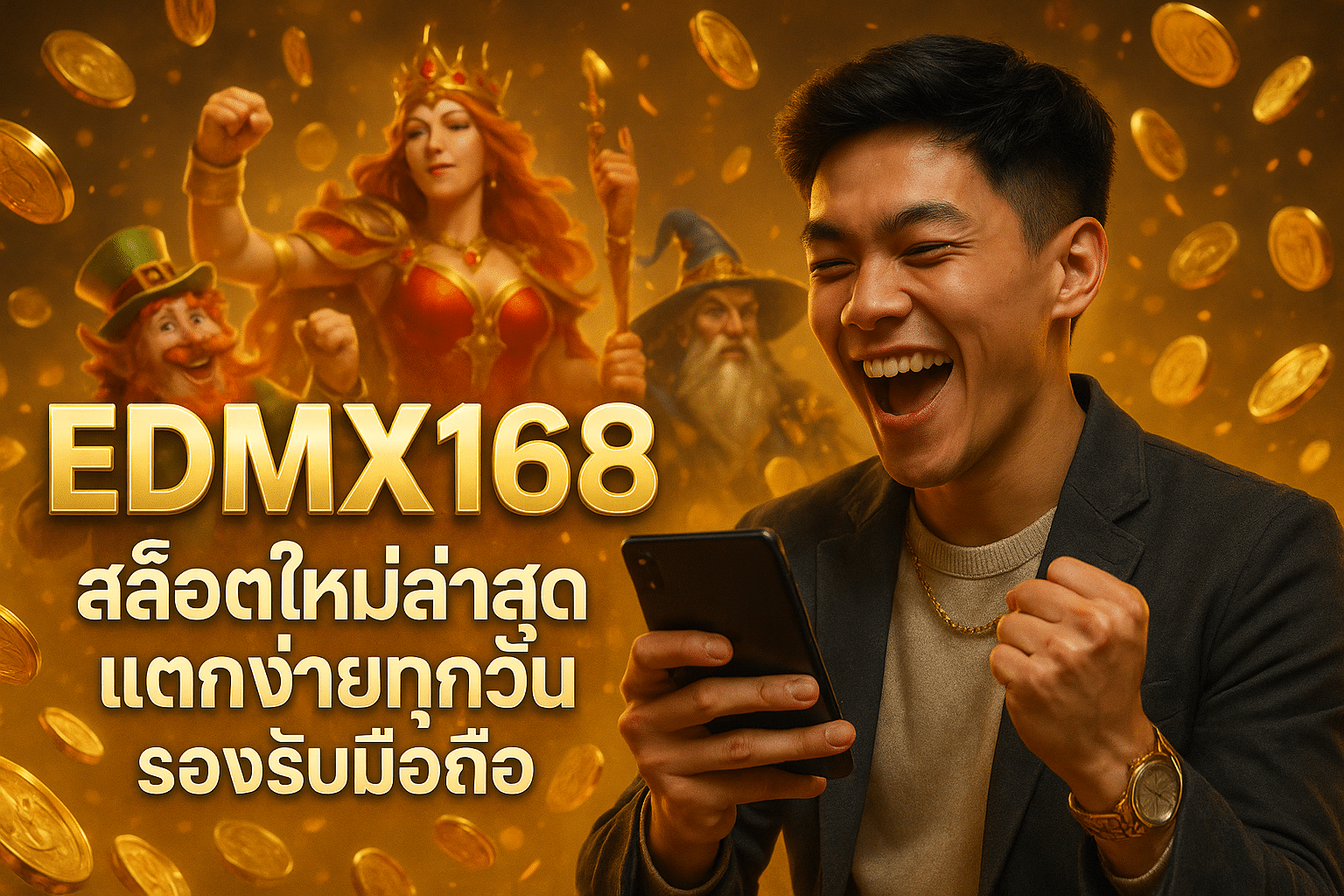 EDMX168 สล็อตใหม่ล่าสุด แตกง่ายทุกวัน รองรับมือถือ