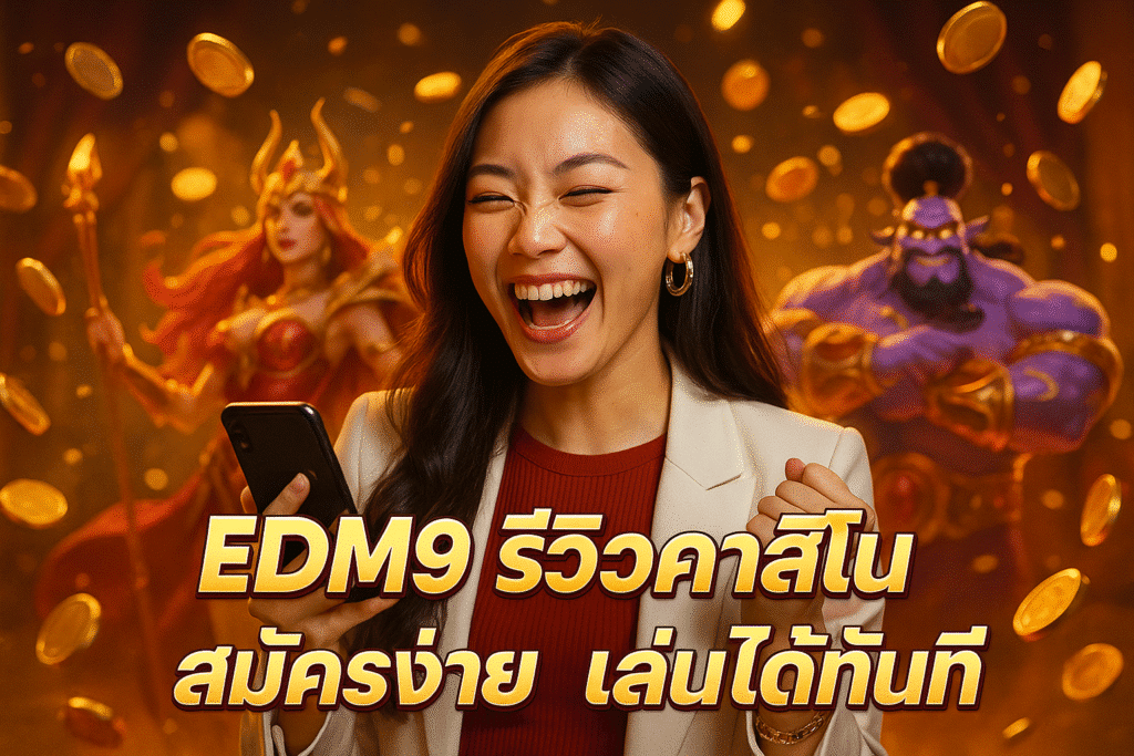 EDM99 รีวิวคาสิโน สมัครง่าย เล่นได้ทันที